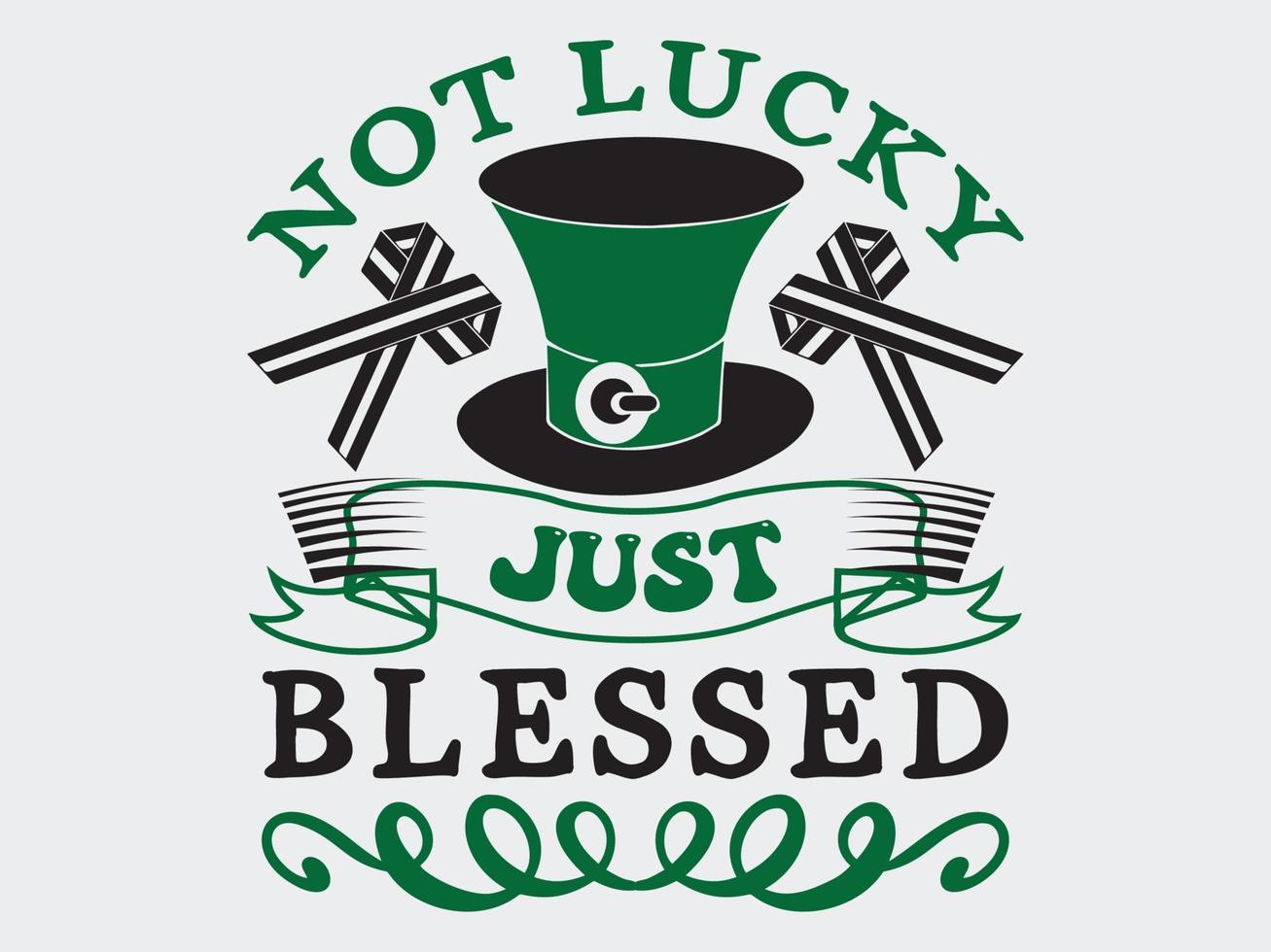 ST.Patrick's Day T-Shirt Design File vector