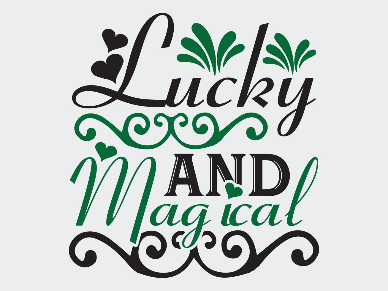 ST.Patrick's Day T-Shirt  Design File vector