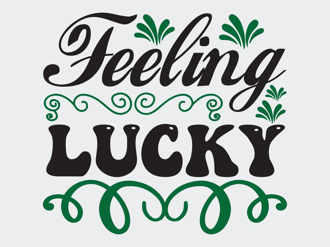 ST.Patrick's Day T-Shirt  Design File vector