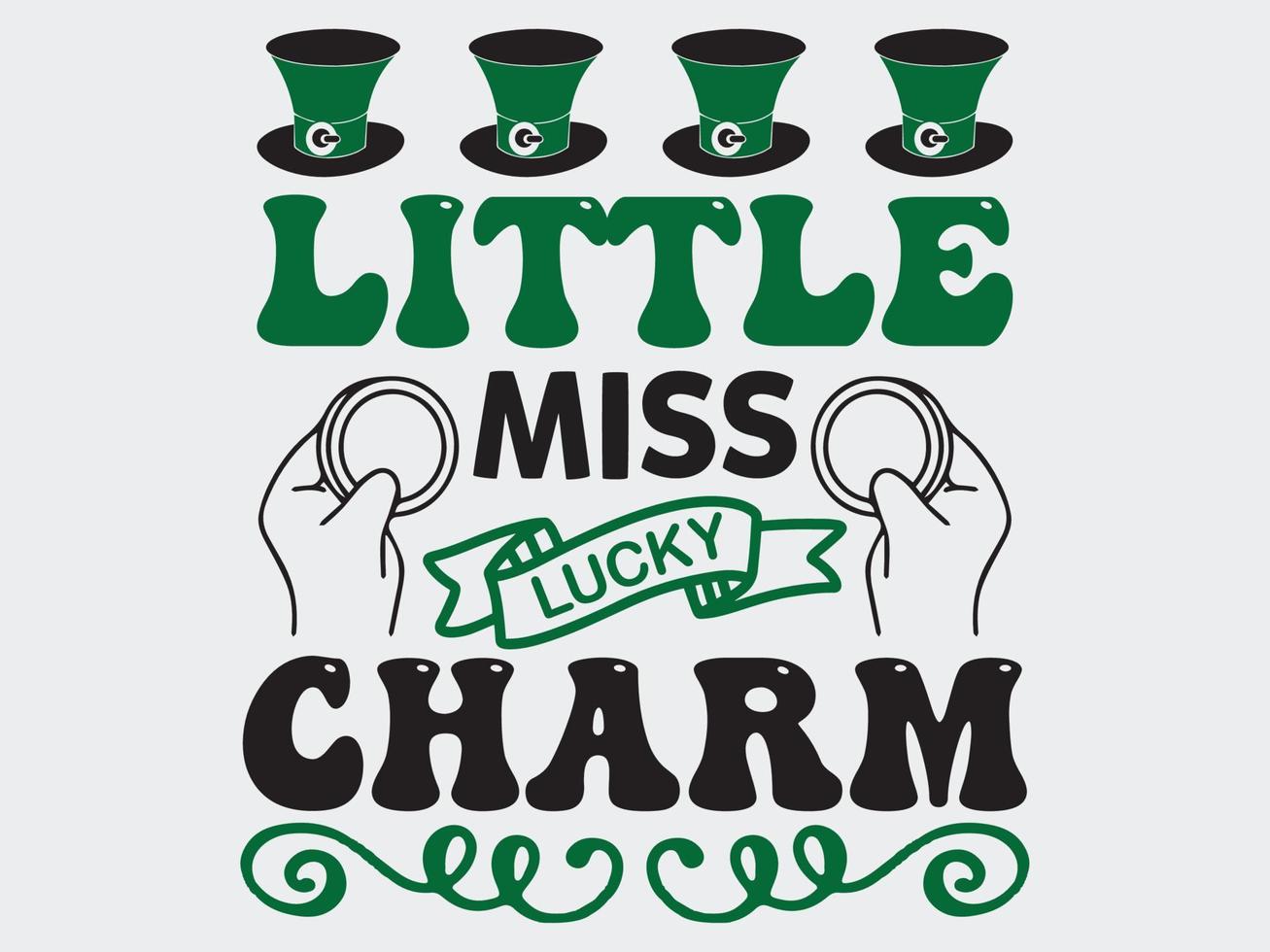 ST.Patrick's Day T-Shirt  Design File vector