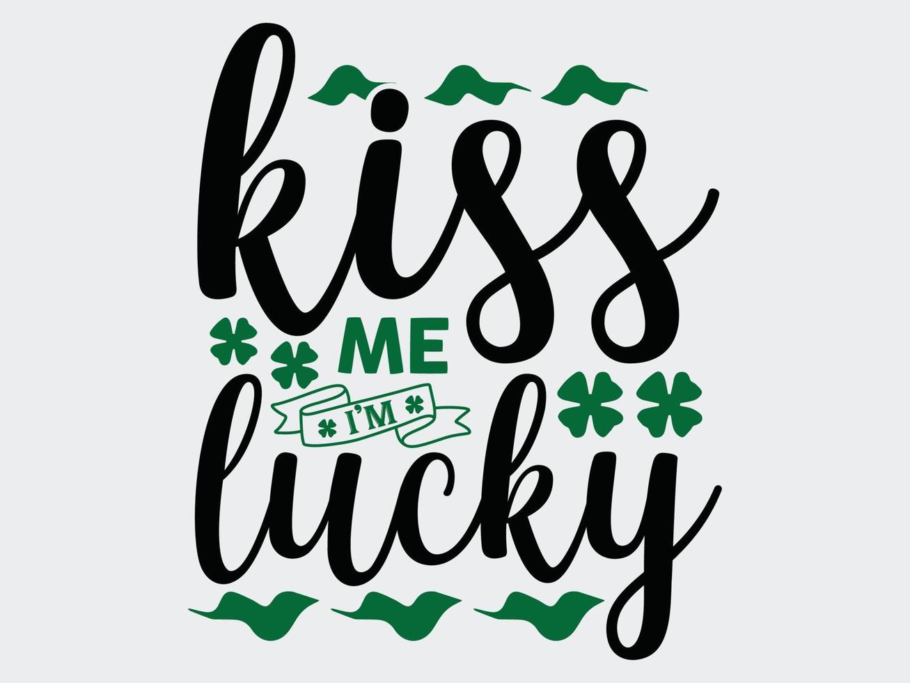 ST.Patrick's Day T-Shirt  Design File vector