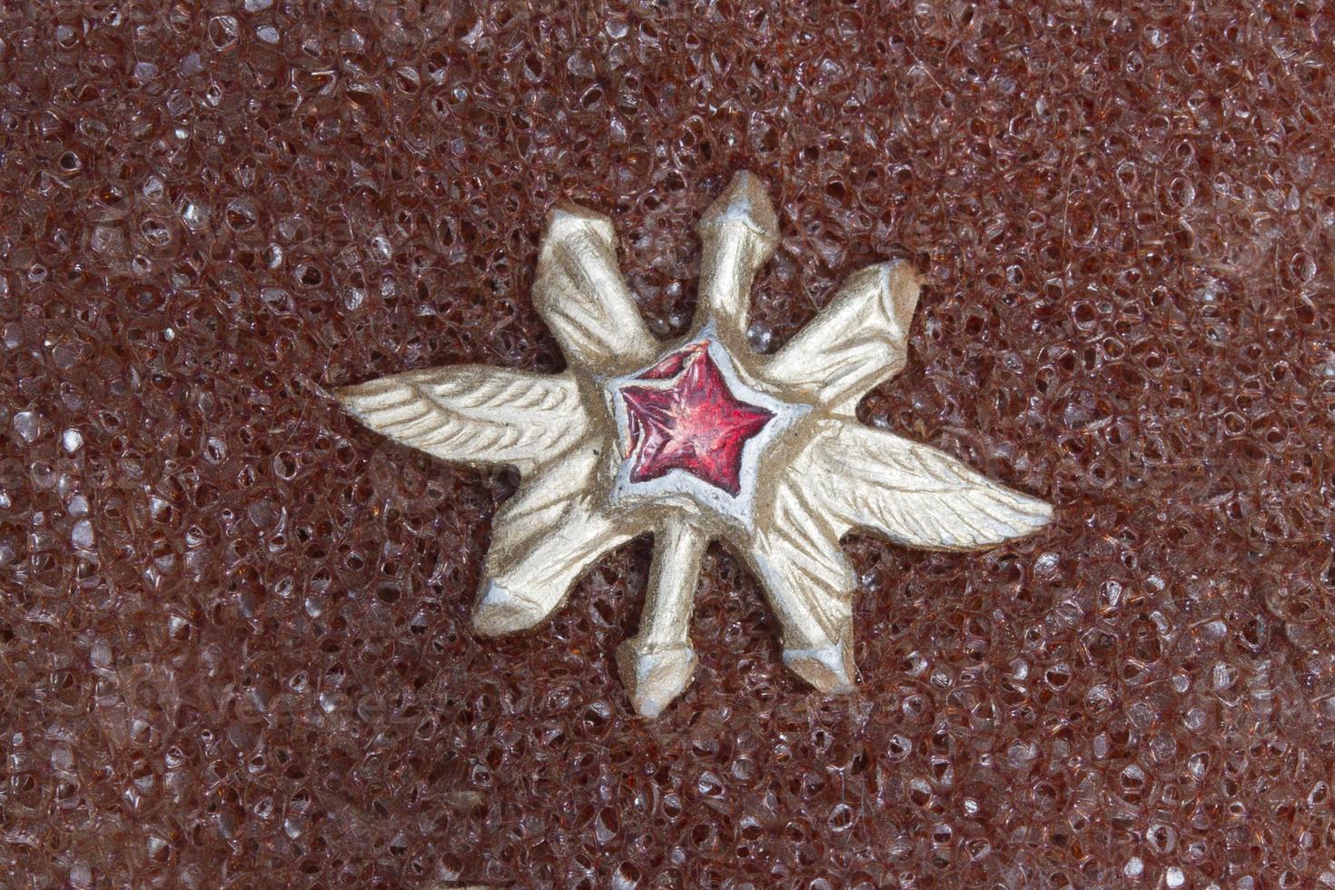 Vintage russian military pin photo