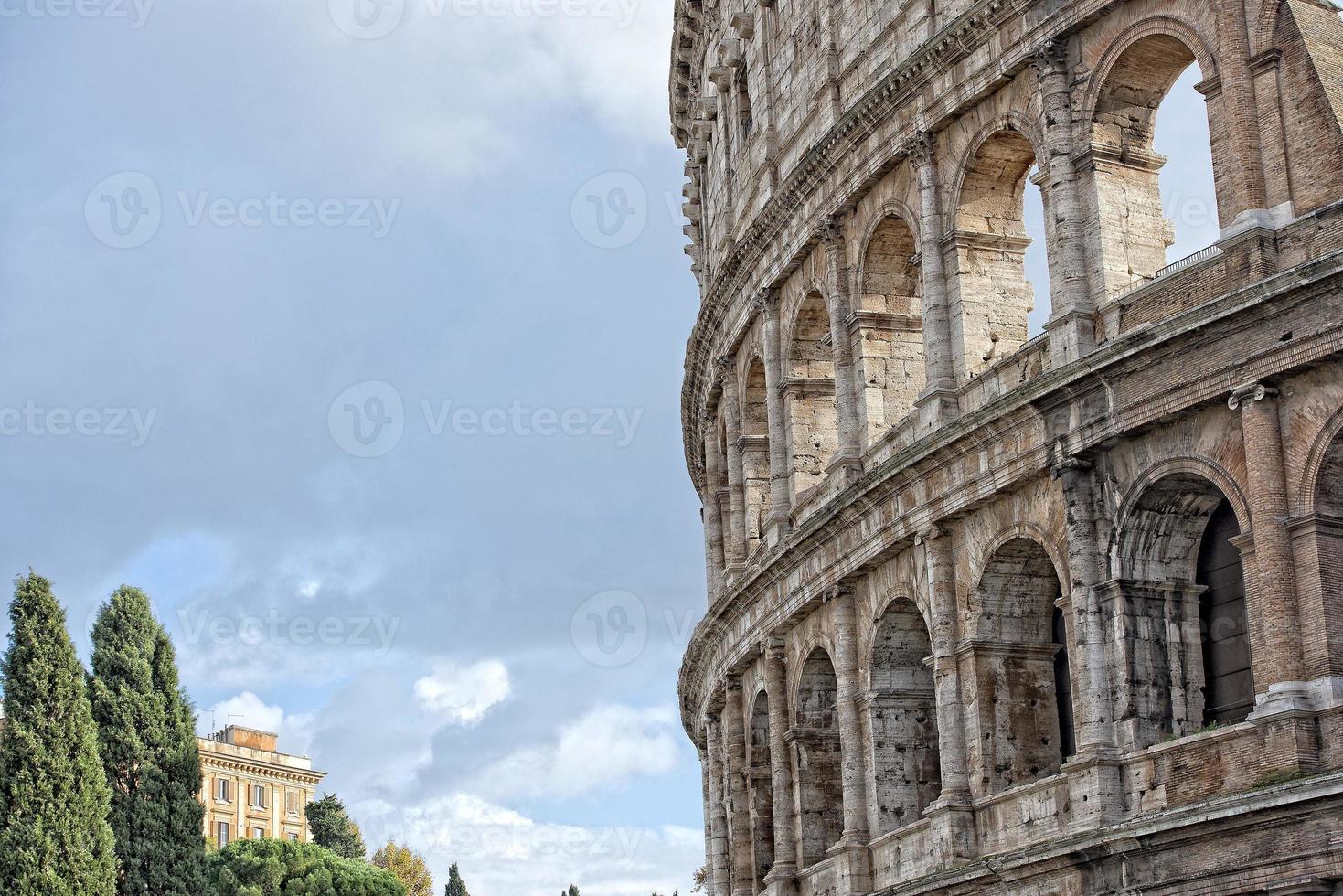 Roma coliseo arcos detalle foto