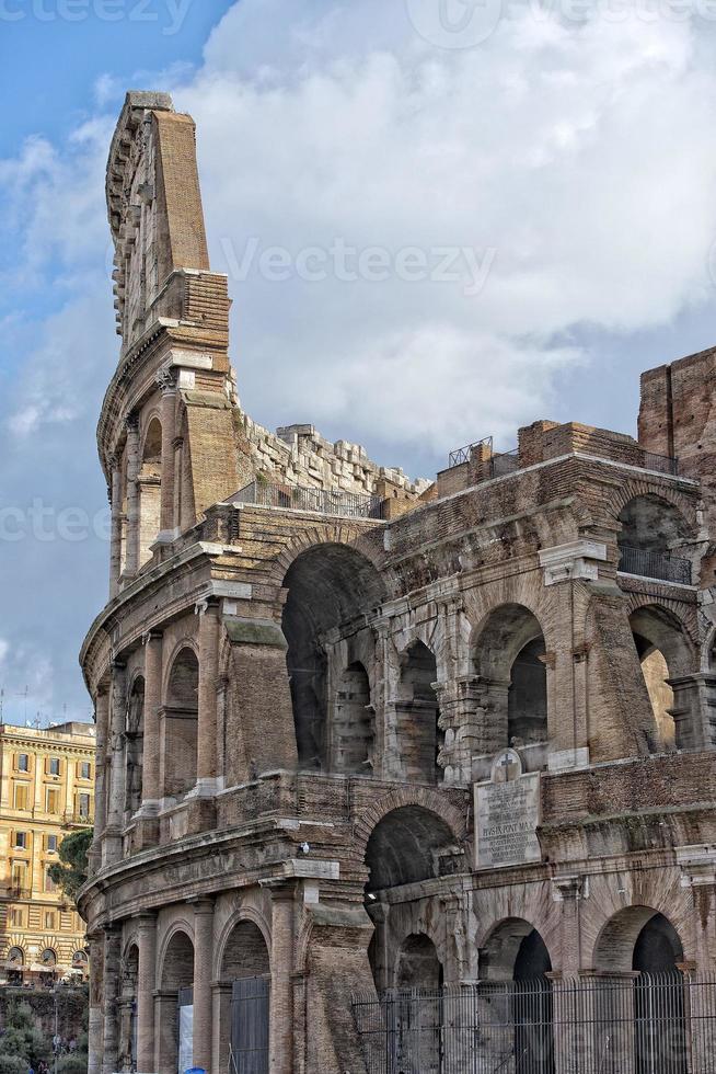 rome colosseum arches detail photo