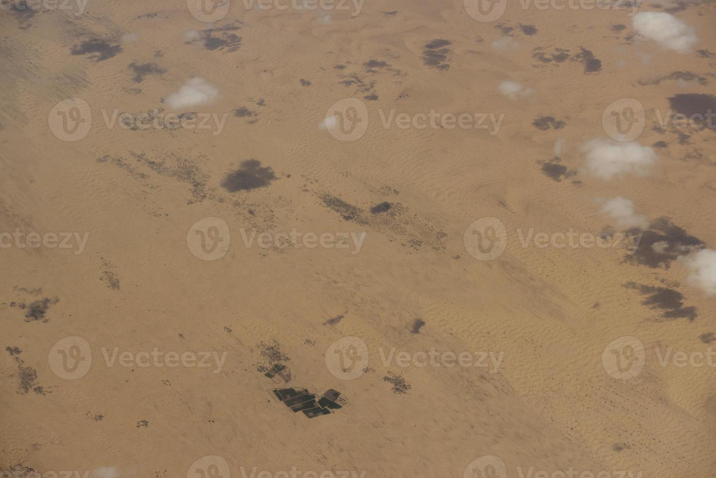 arabic desert aerial view photo