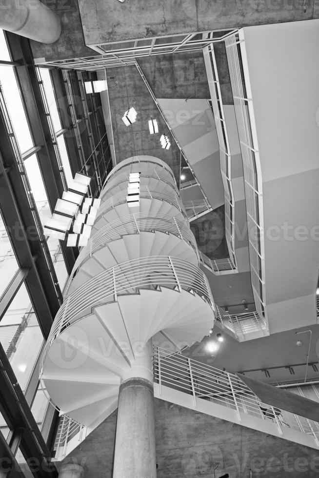 Winding spiral staircase photo