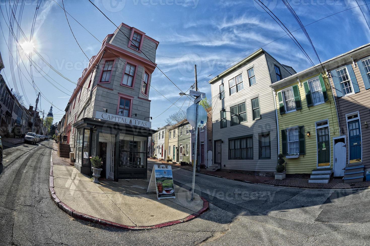 casas históricas de annapolis, maryland foto