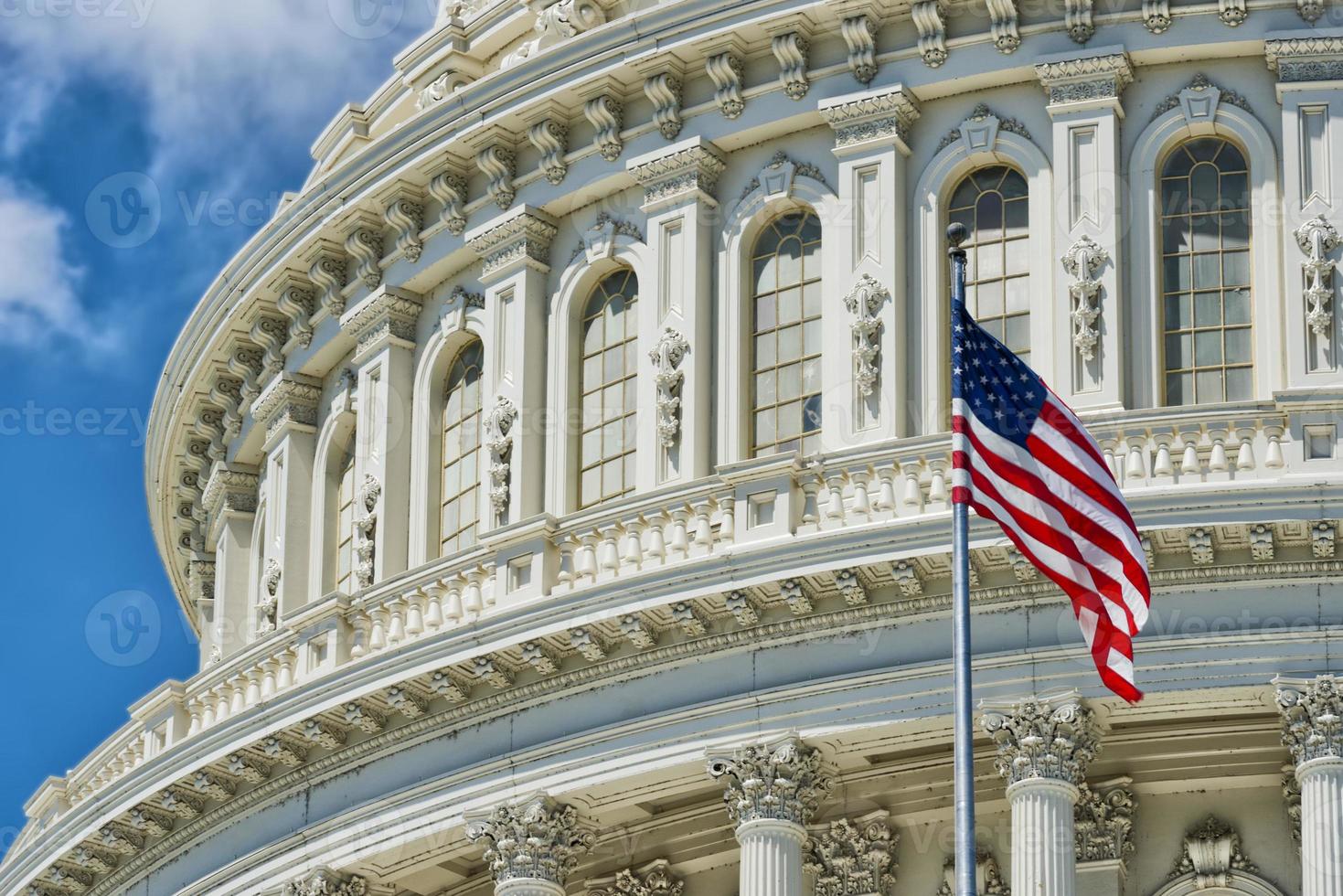 Washington DC Capitol detail photo