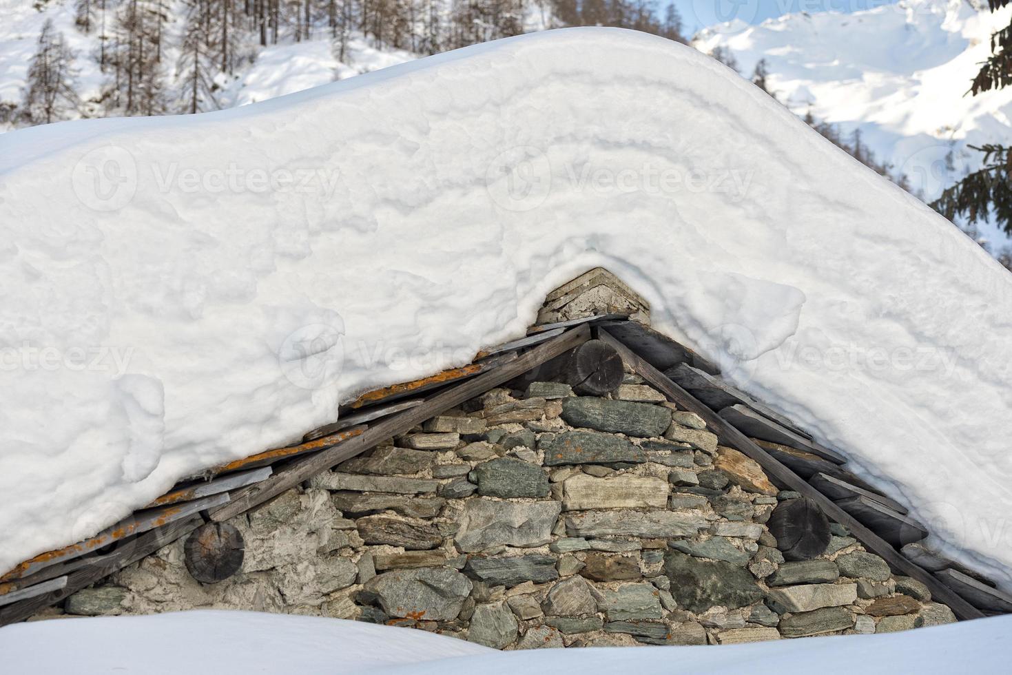 mountain hut chalet photo