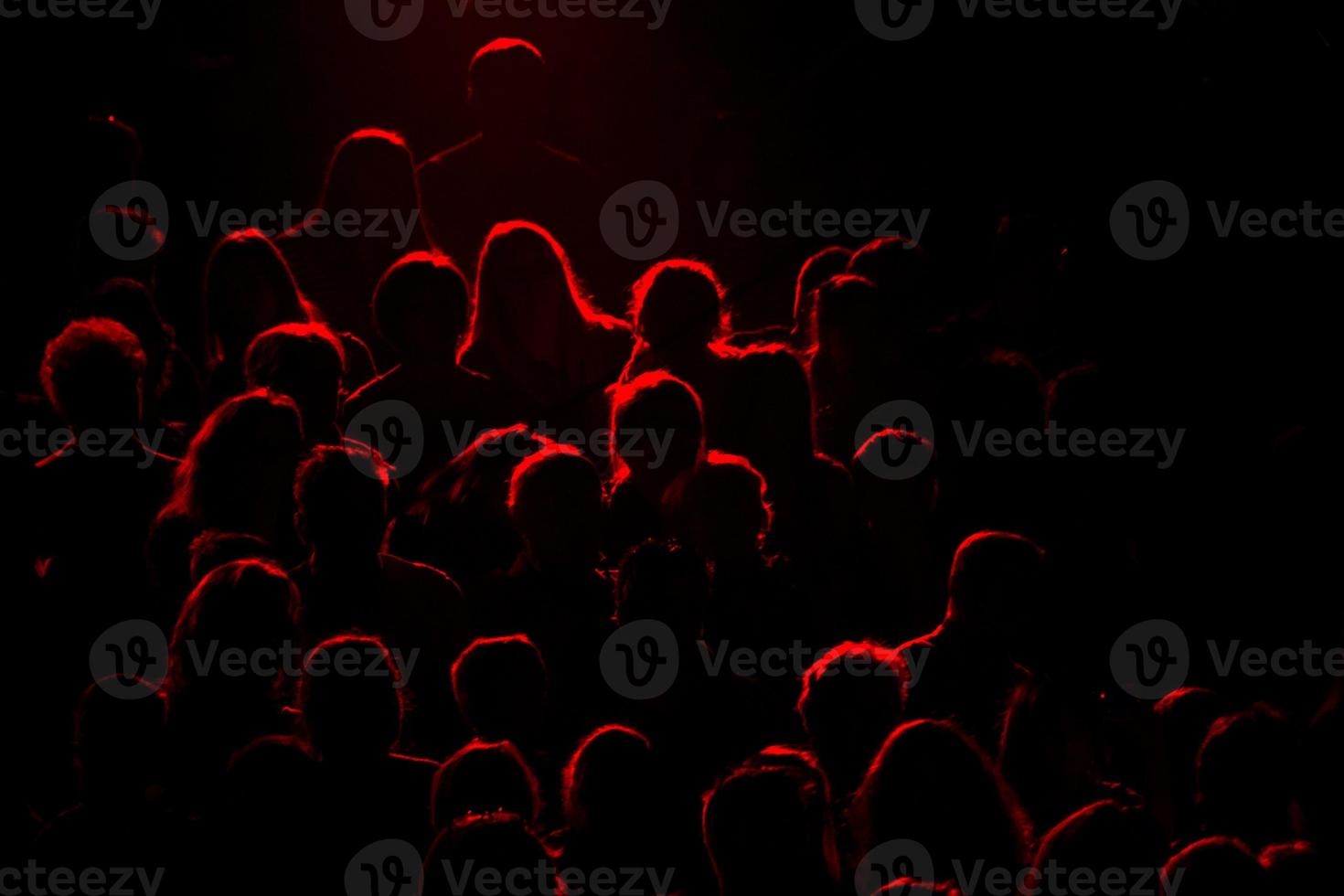 audience silhouette crowd public spectacle photo