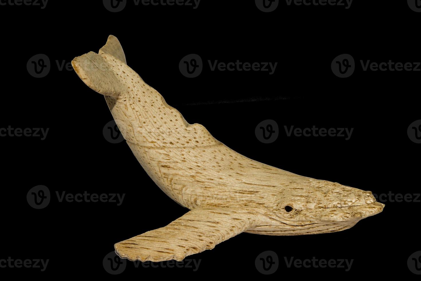 wooden carved whale photo