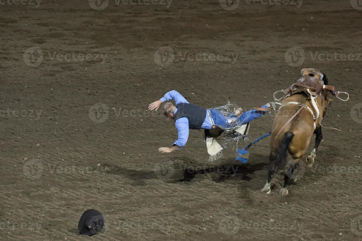 A cow boy playing the rodeo stampede photo