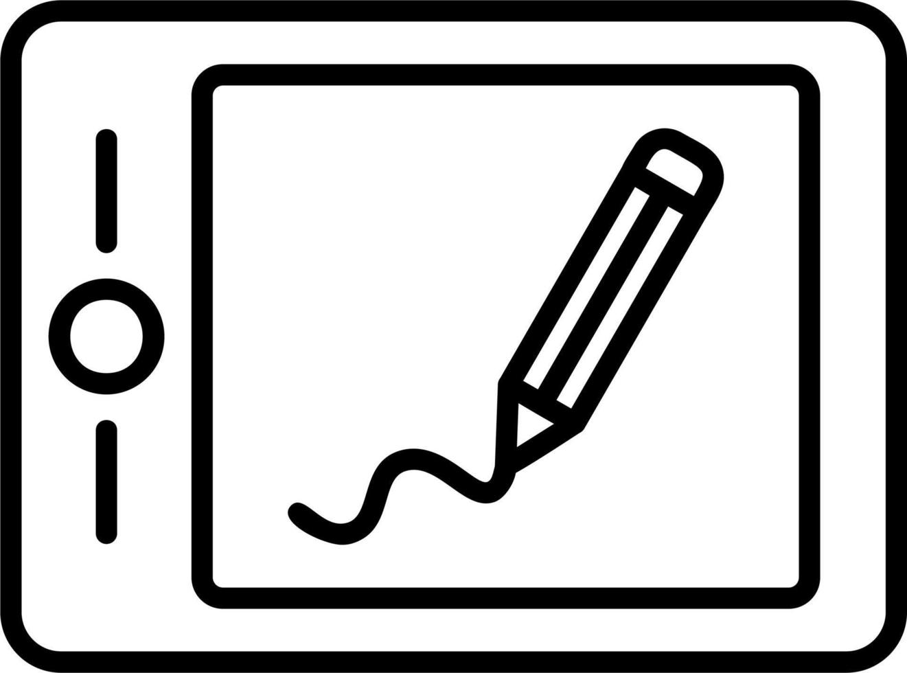 Drawing Tablet Vector Icon