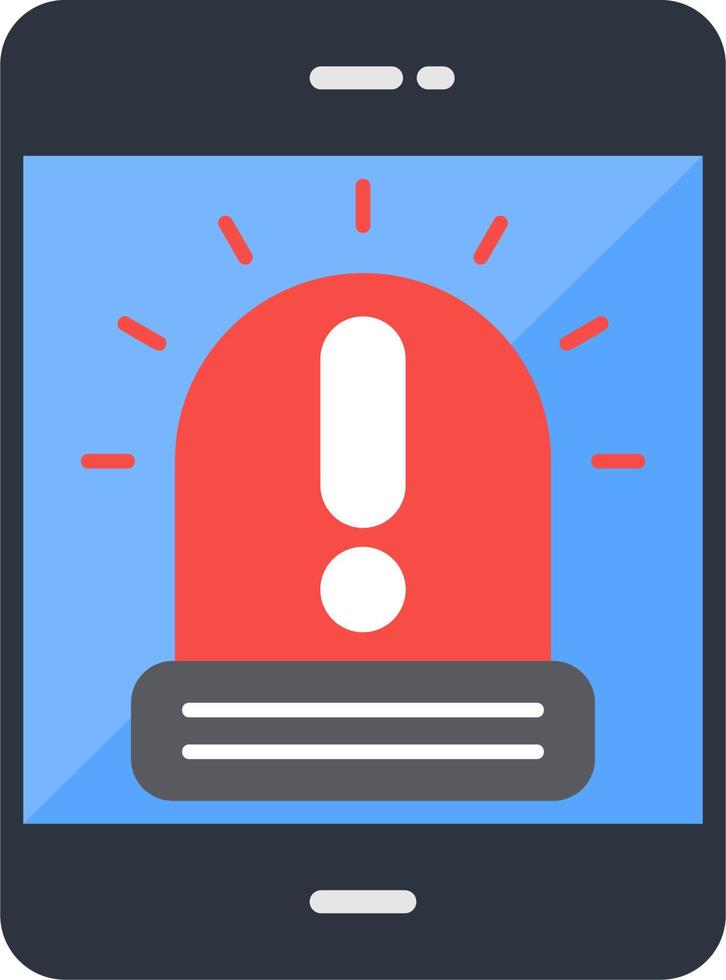 icono de vector de alerta