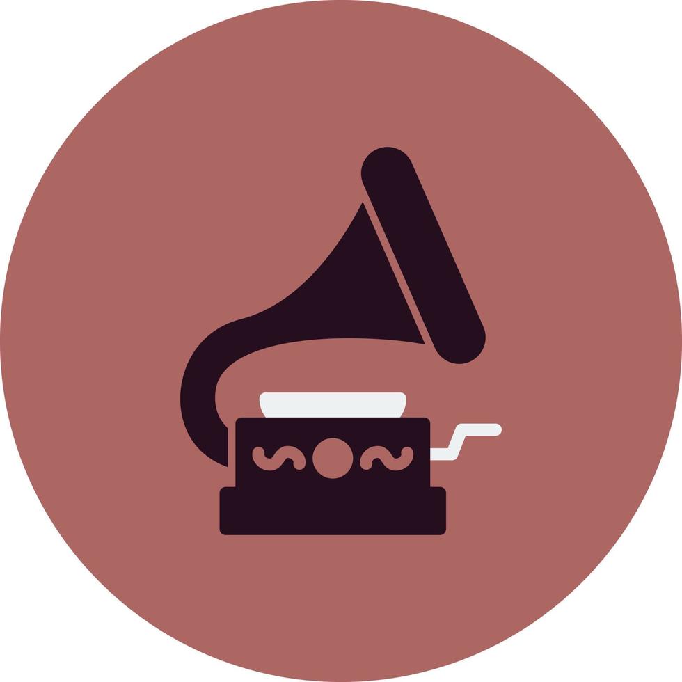 Gramophone Vector Icon