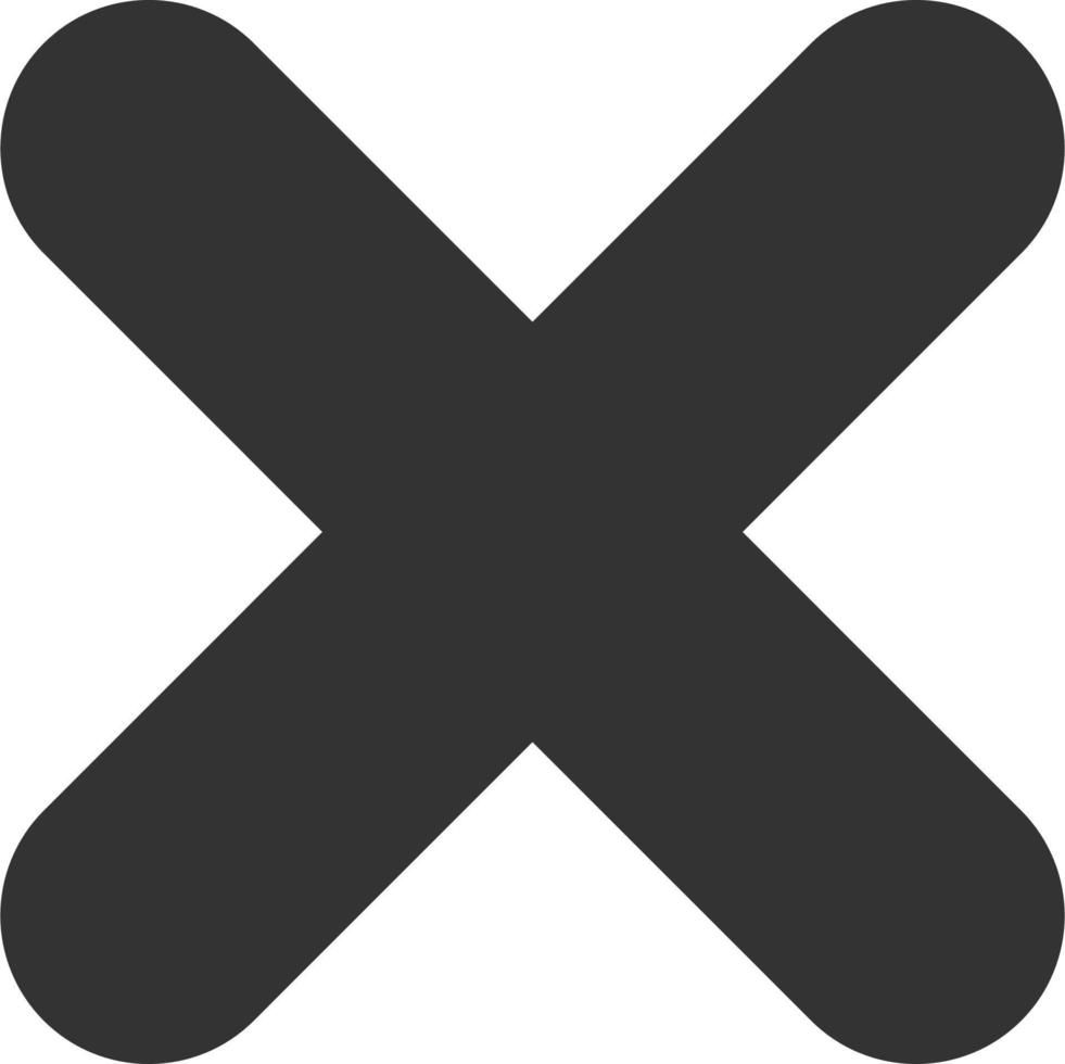 Close Vector Icon