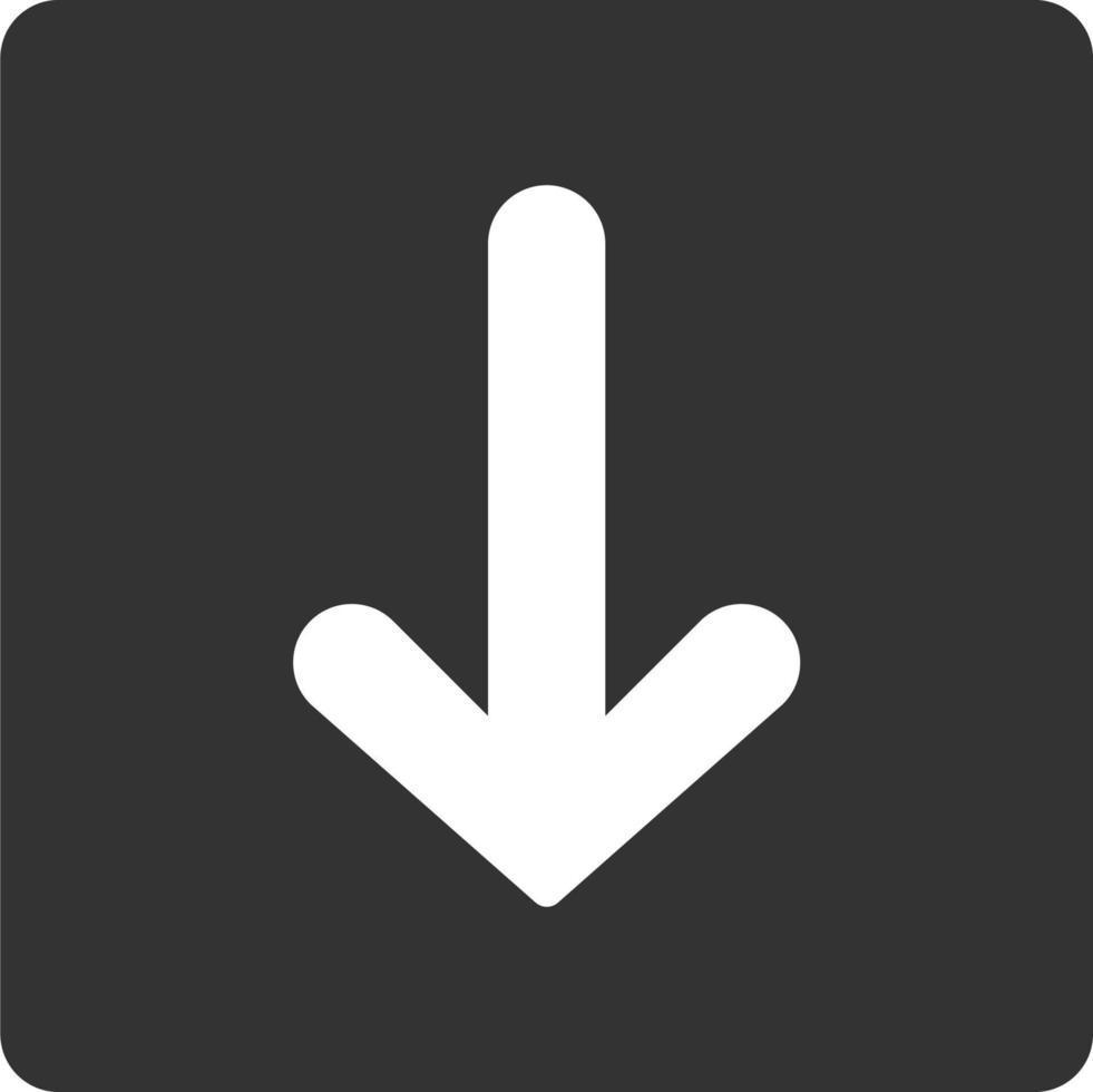 Arrow Down Vector Icon
