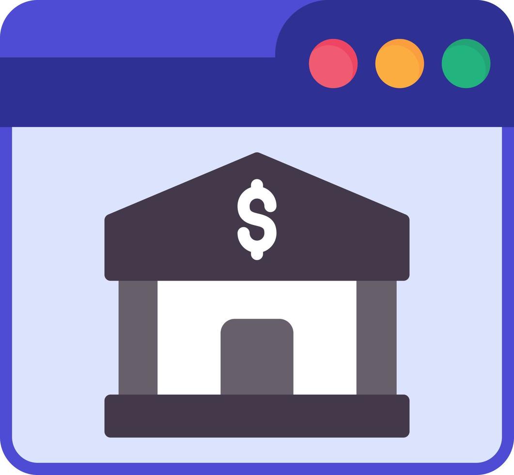 Web Online Banking Vector Icon