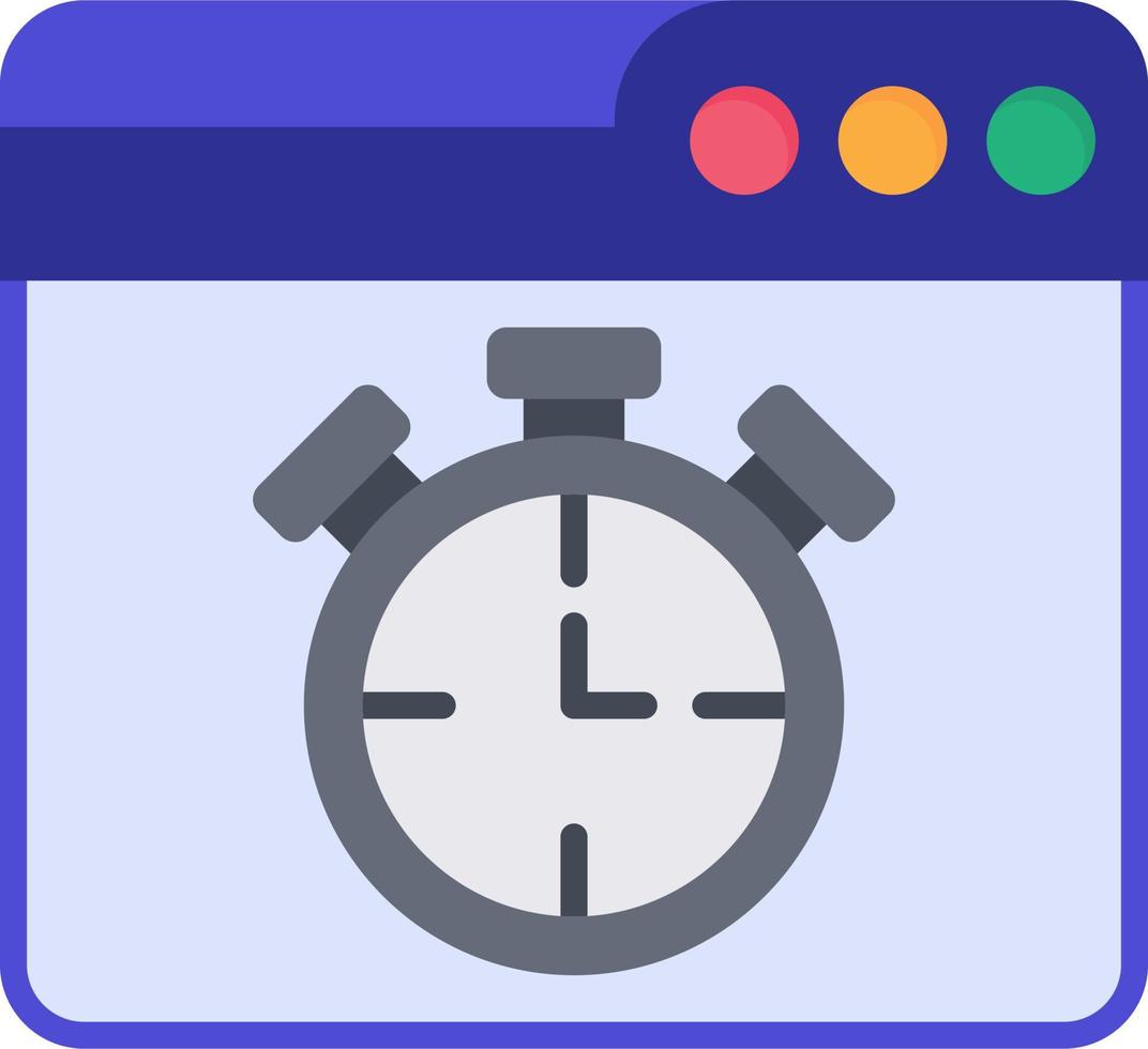 Web Timing Vector Icon