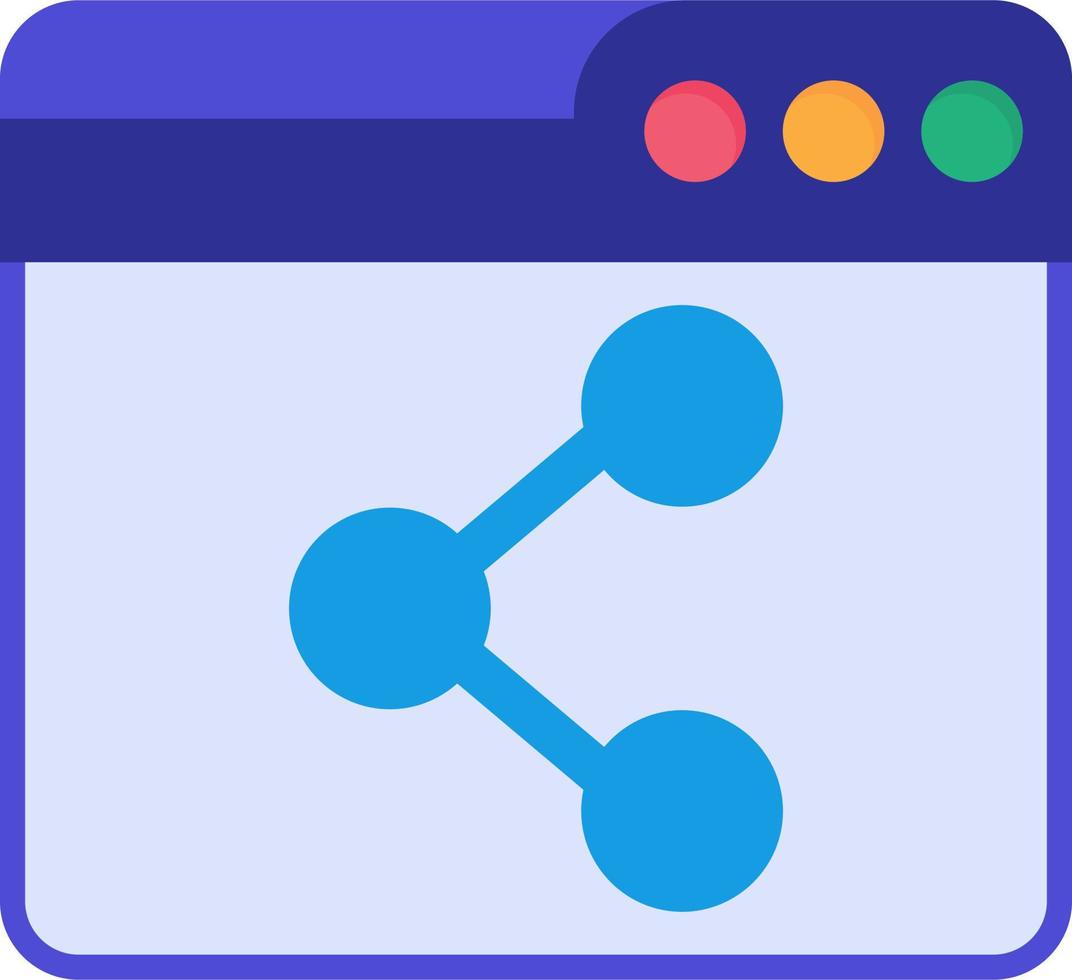 Browser Share Vector Icon
