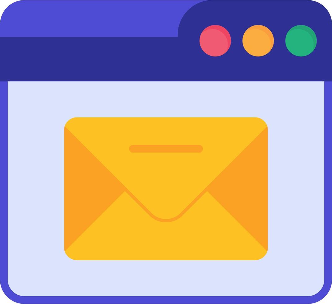 Browser Mail Vector Icon