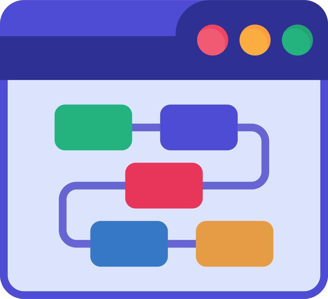 Web Algorithm Vector Icon