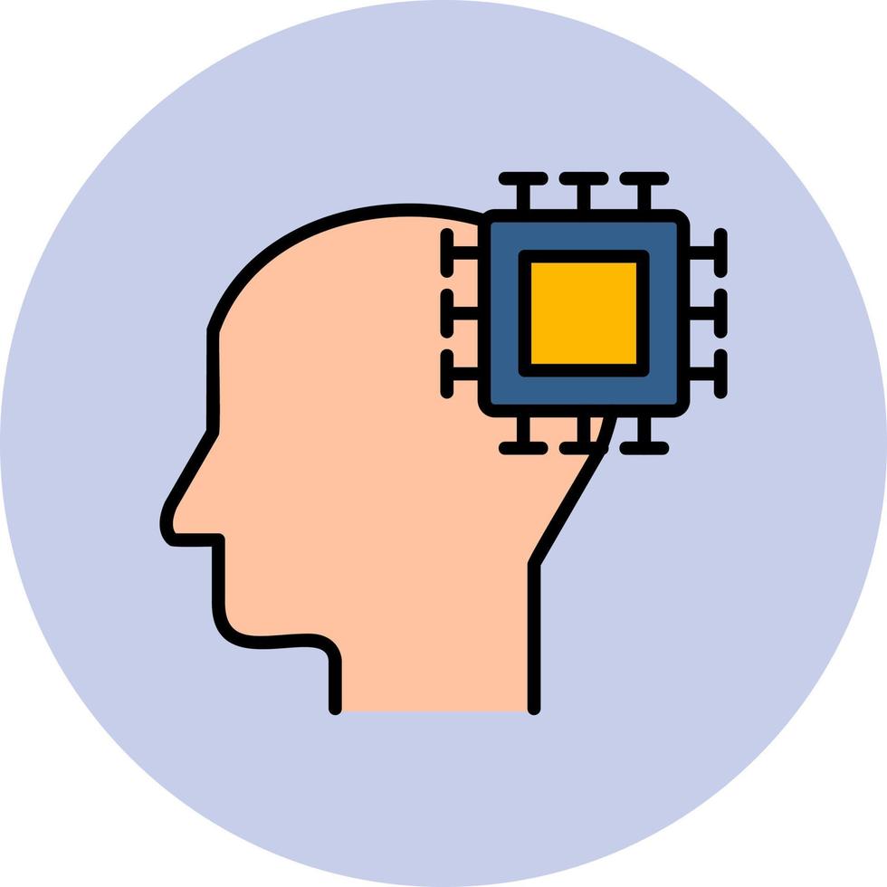 Artificial Intelligence Vector Icon