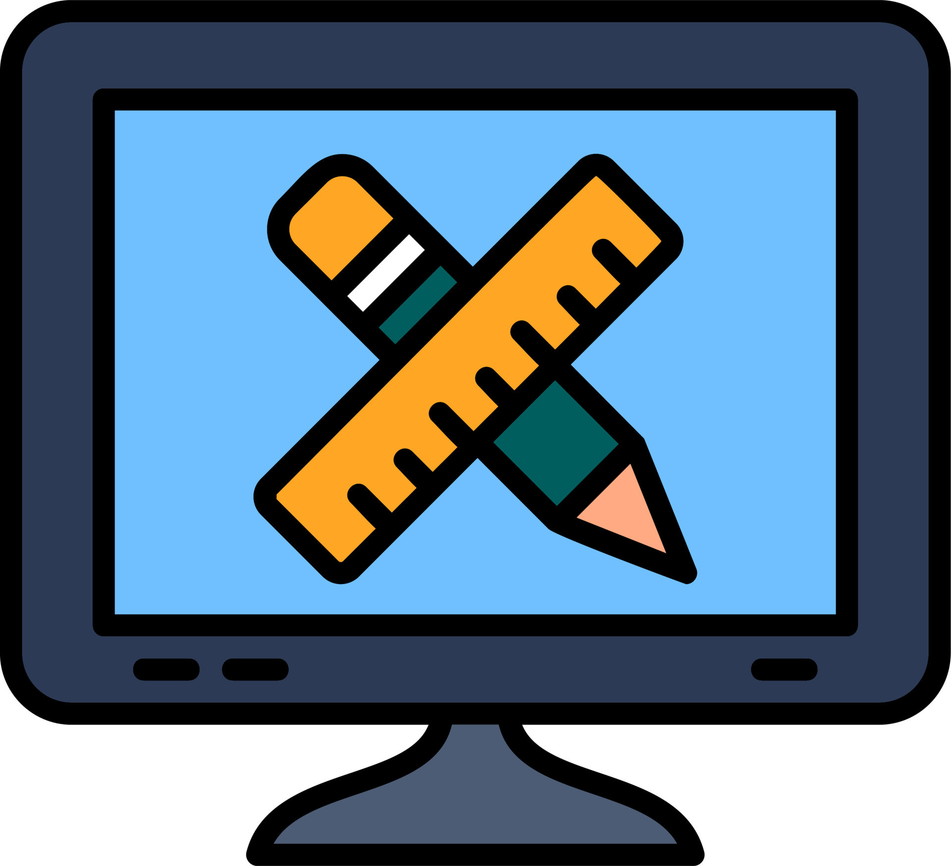 Graphic Design Vector Icon 20440947 Vector Art at Vecteezy