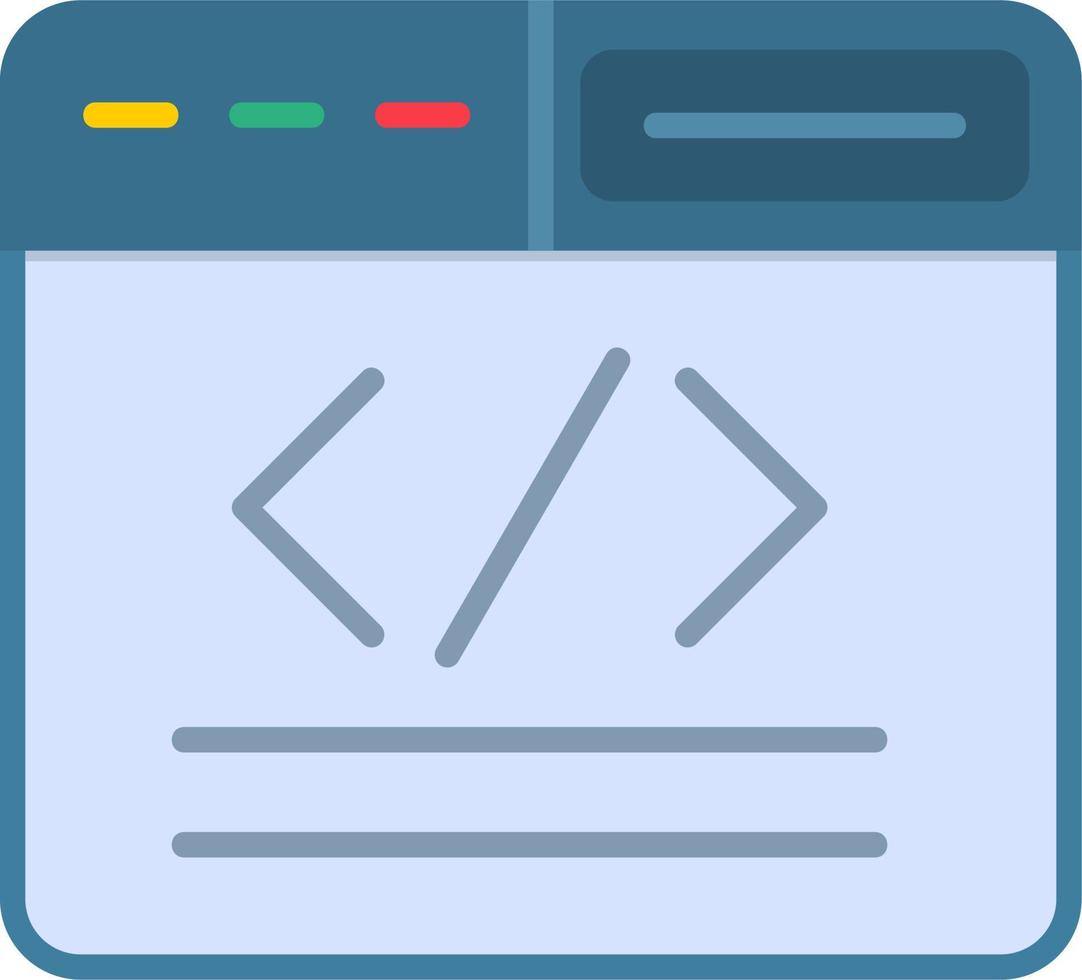 Web Coding Vector Icon