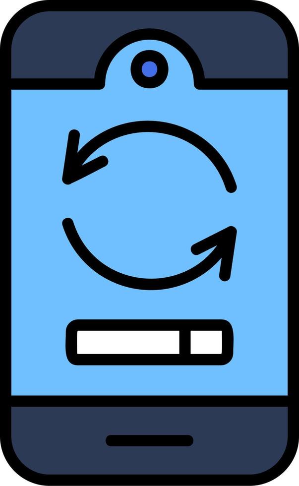 Mobile Sync Vector Icon