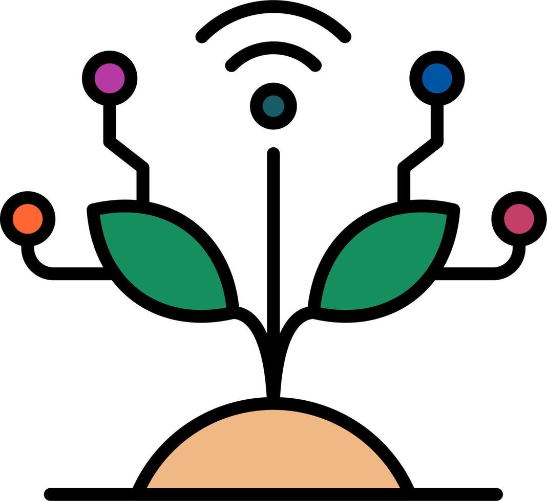 Smart Farm Vector Icon