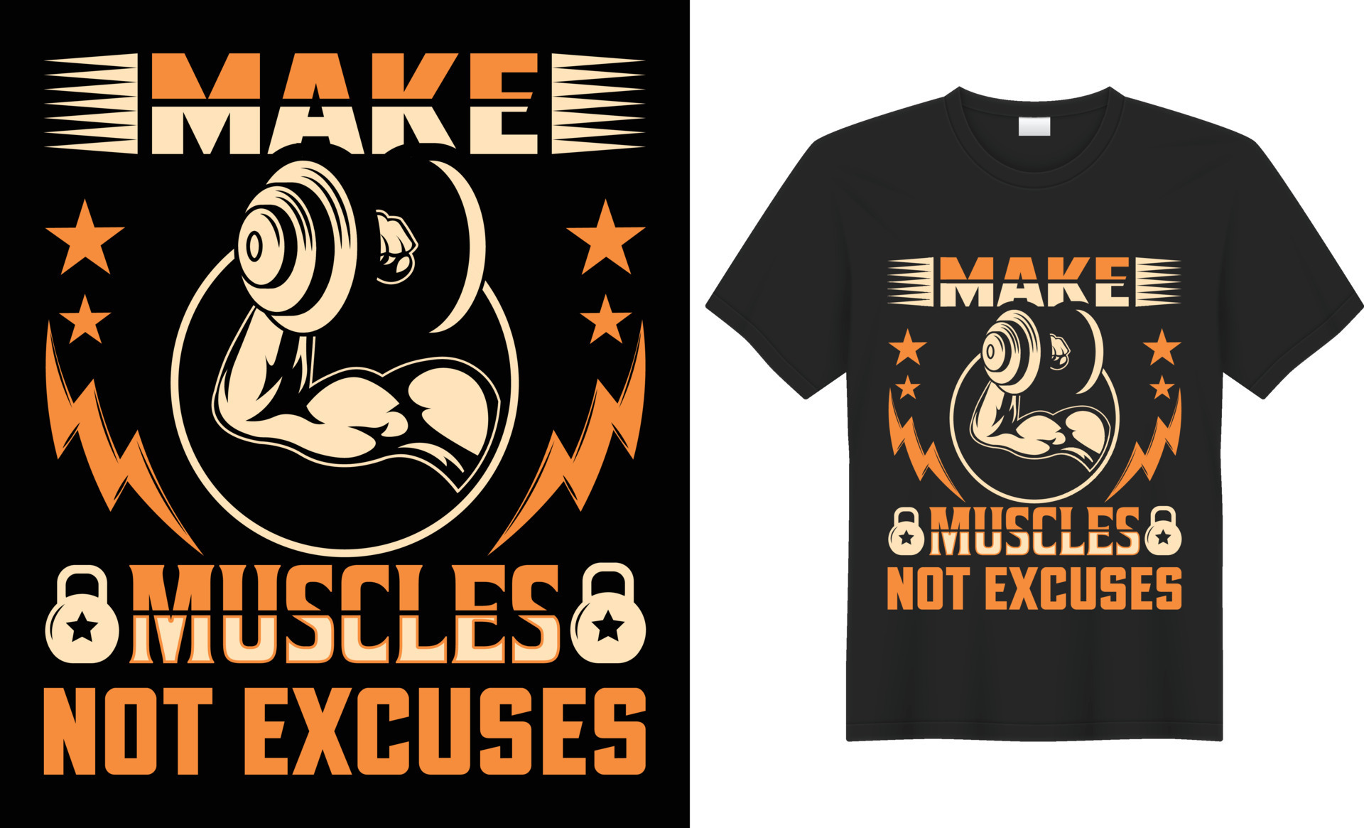 Gym shirt, Fitness t shirt design.Gym motivational quote with grunge