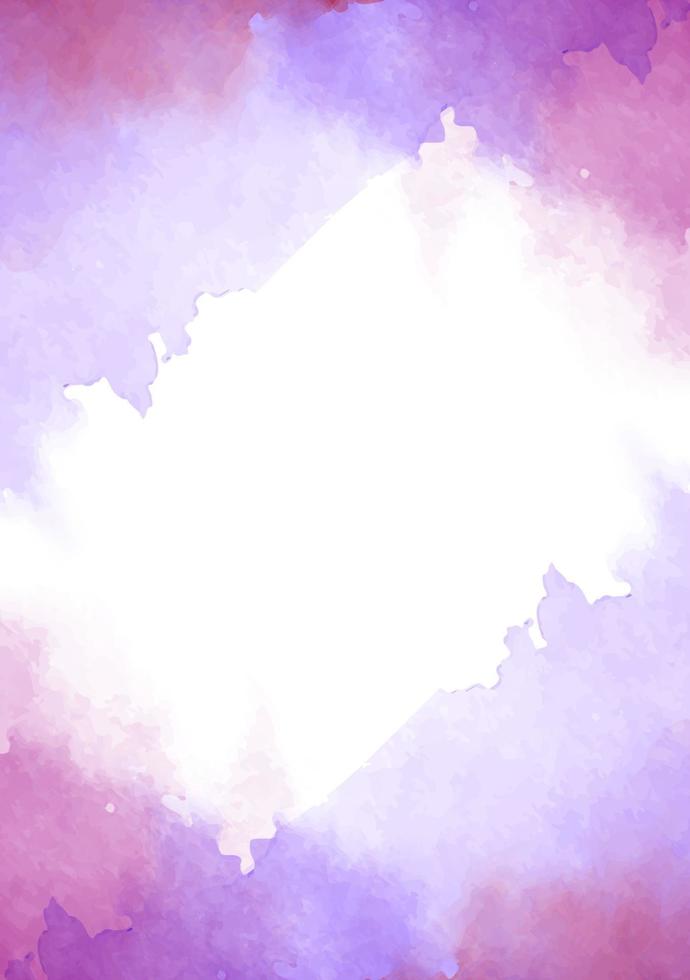 Hand Painted Watercolor Background vector