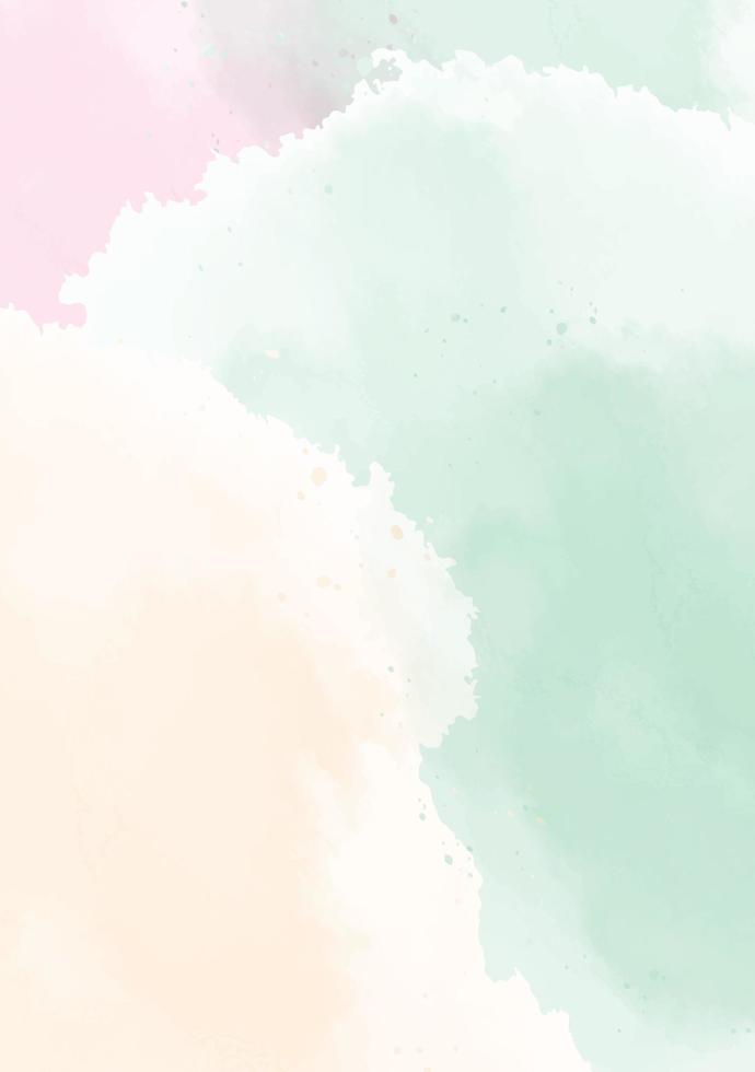 Hand Painted Watercolor Background vector