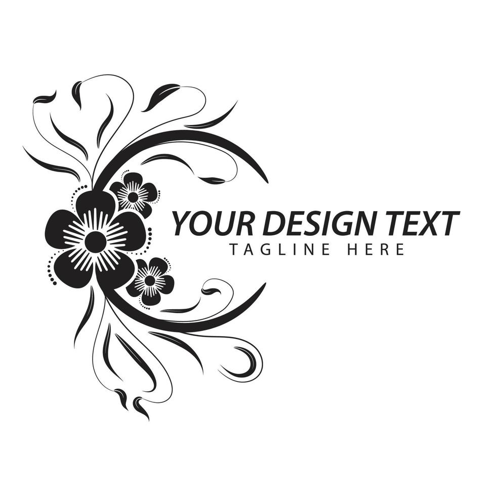 creativo floral vecto diseño vector