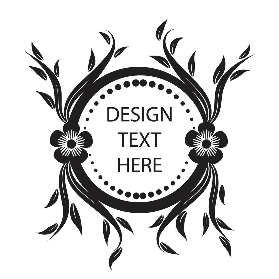 Creative floral vecto design vector