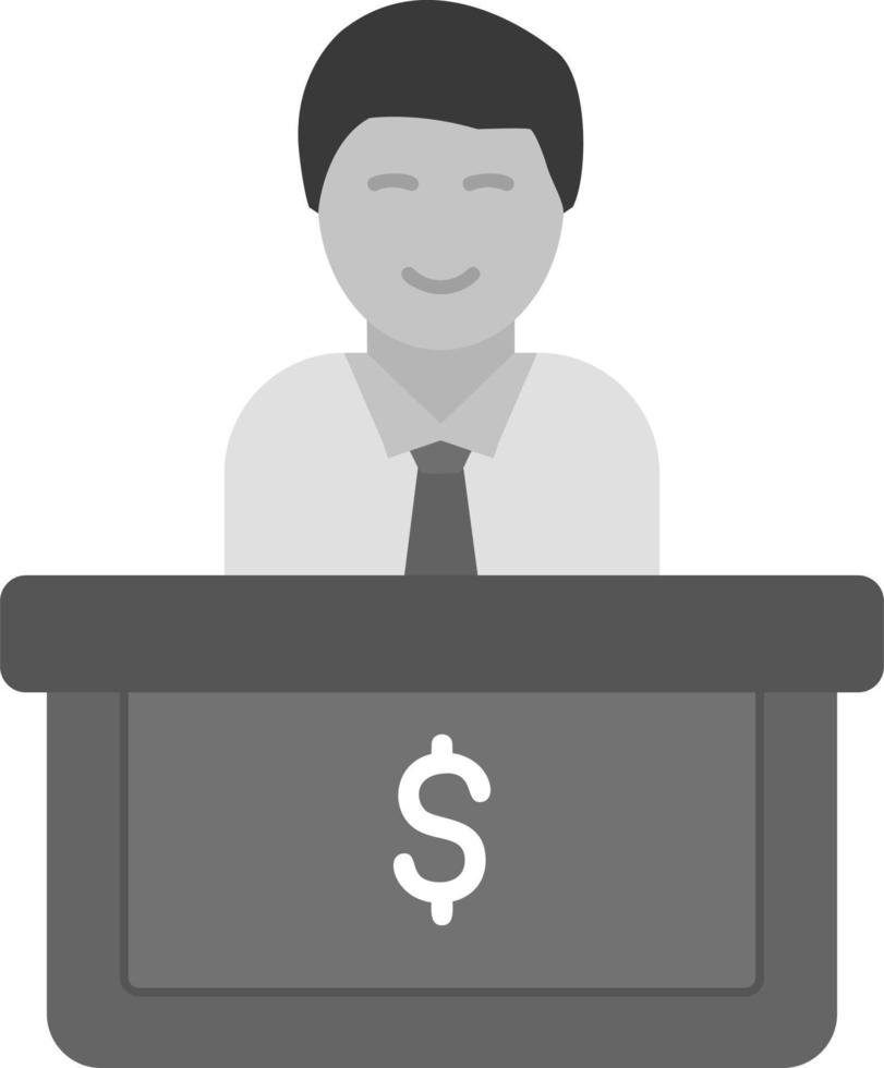 Cashier Vector Icon