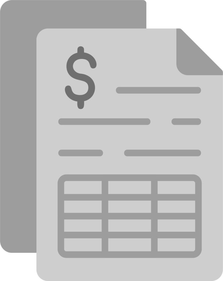 Bank Statement Vector Icon