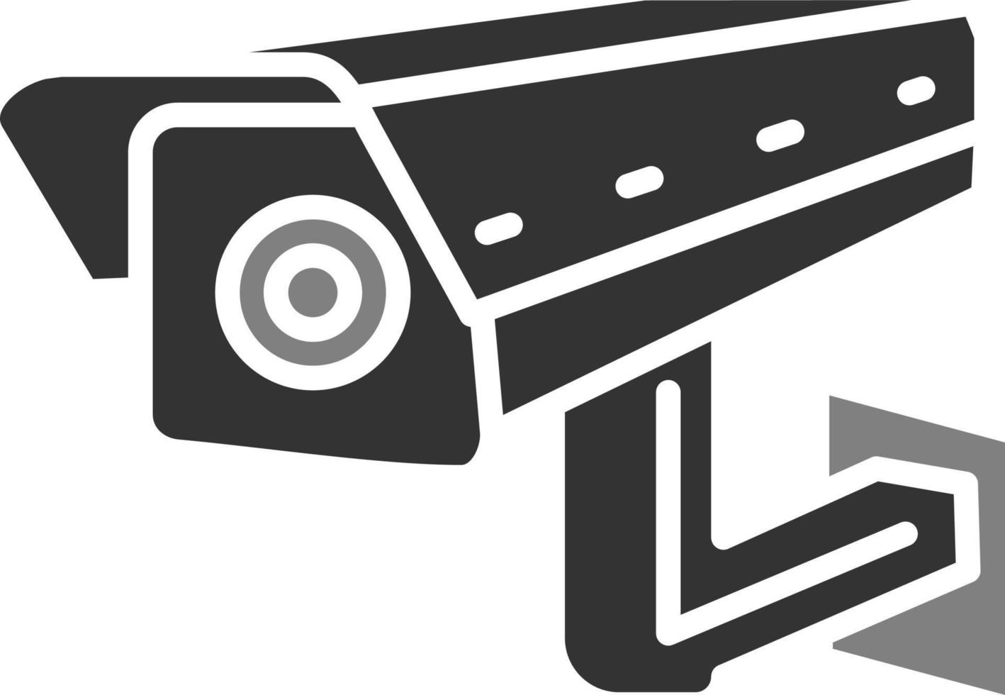 icono de vector de cámara cctv