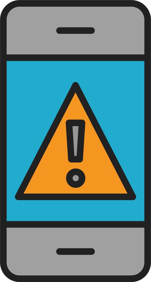 Mobile Alert Vector Icon