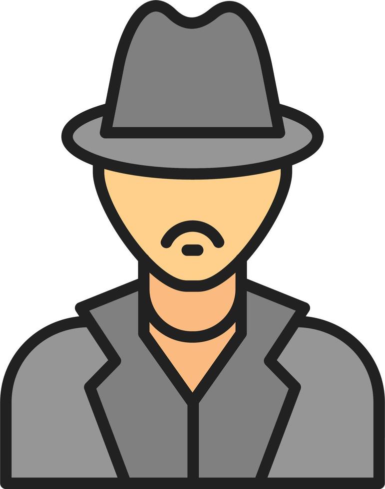 icono de vector de detective