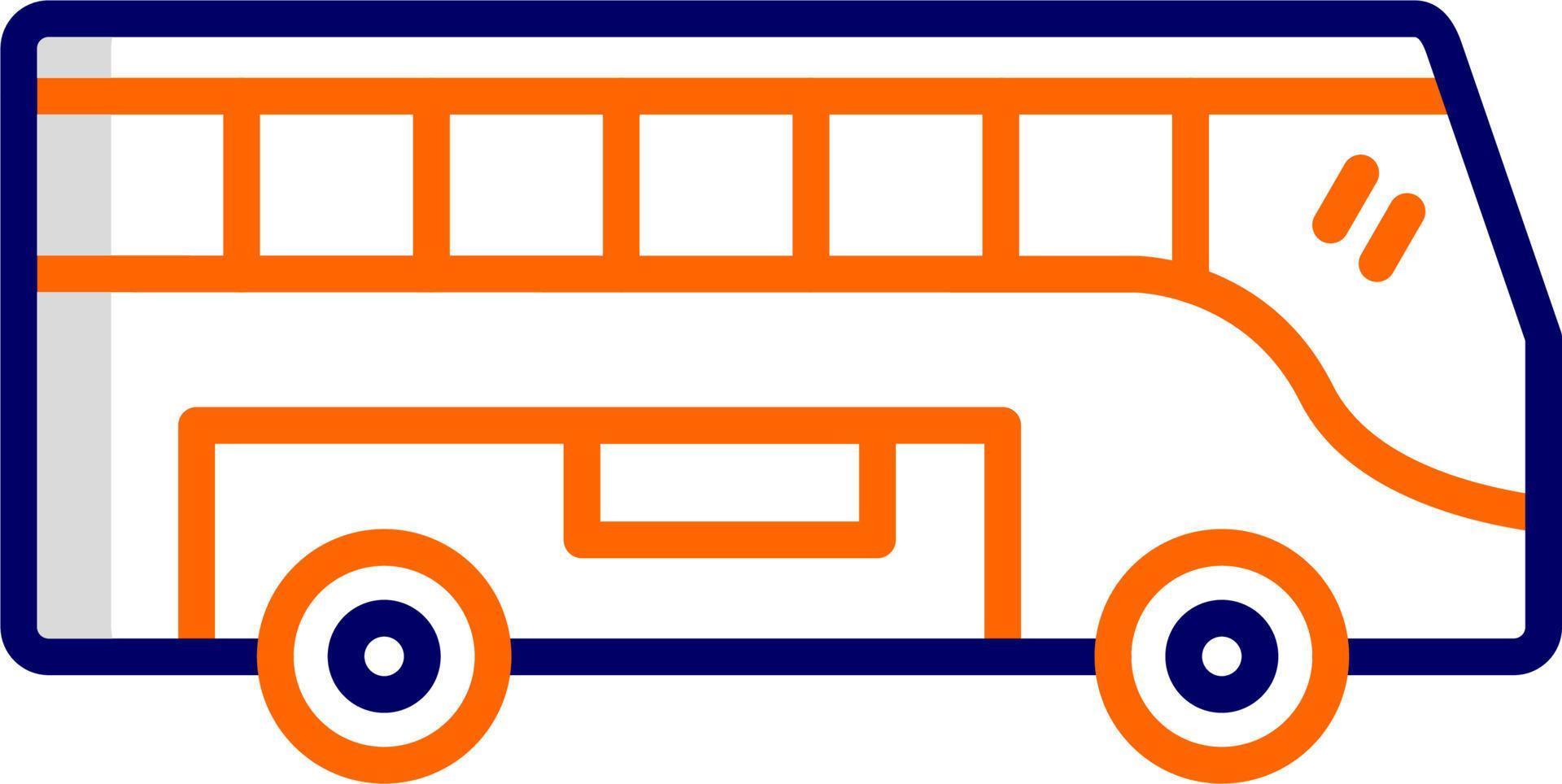 icono de vector de bus