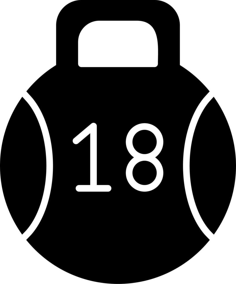Kettlebell Vector Icon