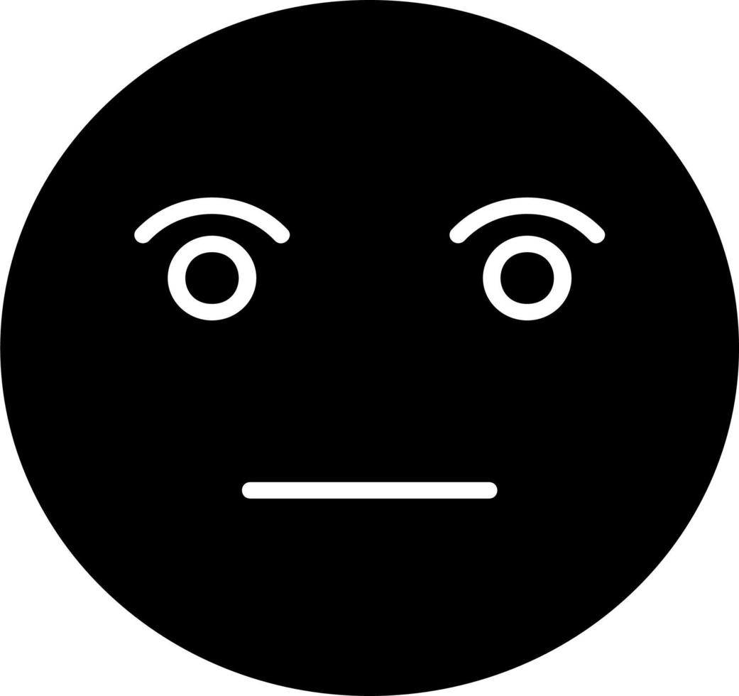 Poker Face Vector Icon