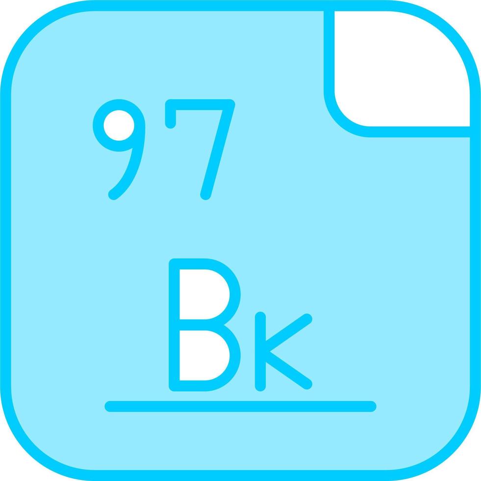 Berkelium Vector Icon