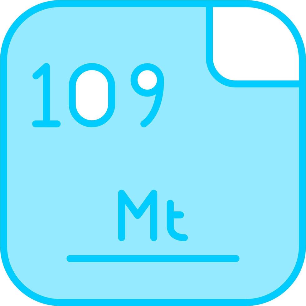 Meitnerium Vector Icon
