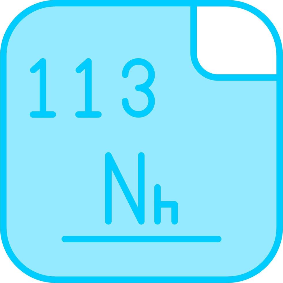 Nihonium Vector Icon