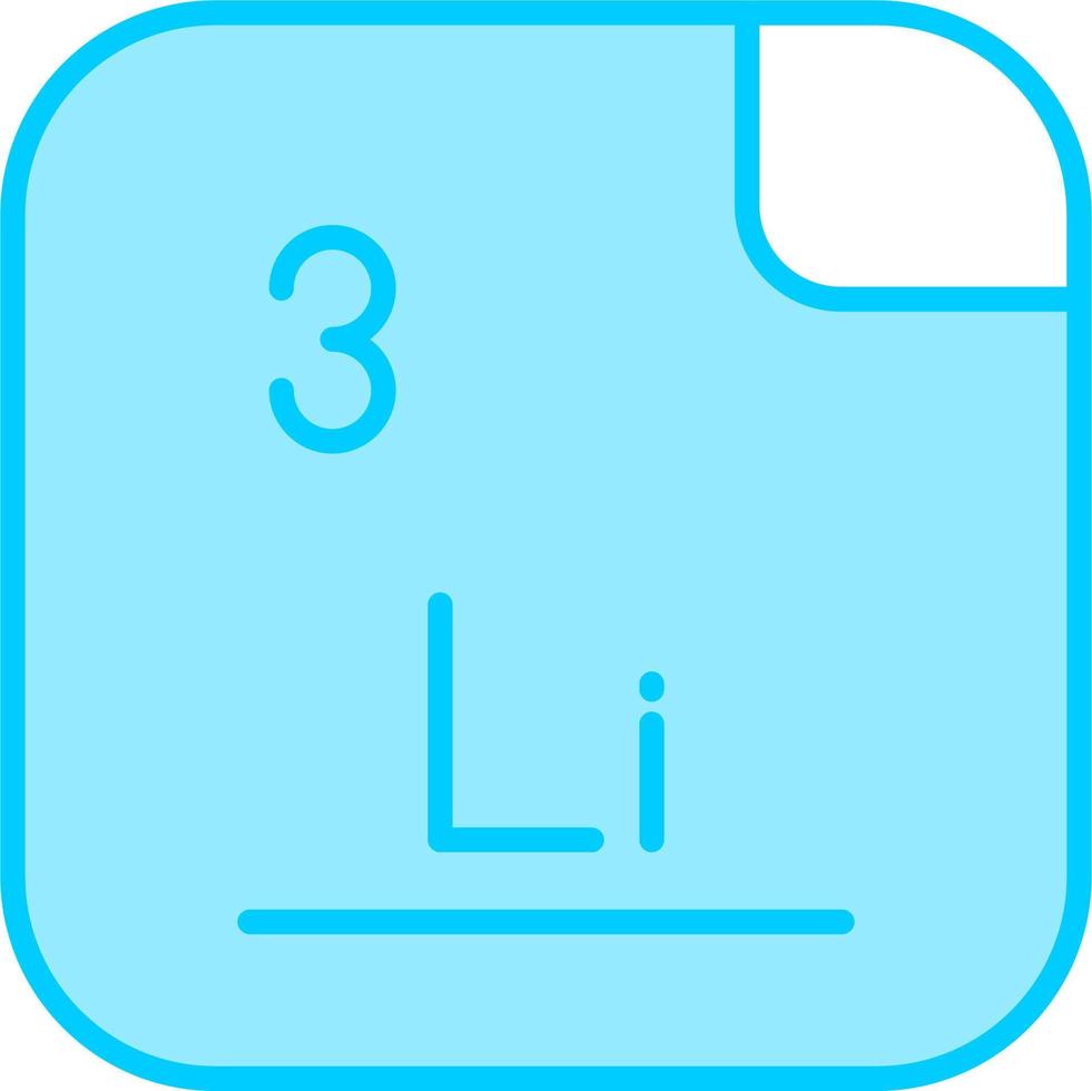 Lithium Vector Icon