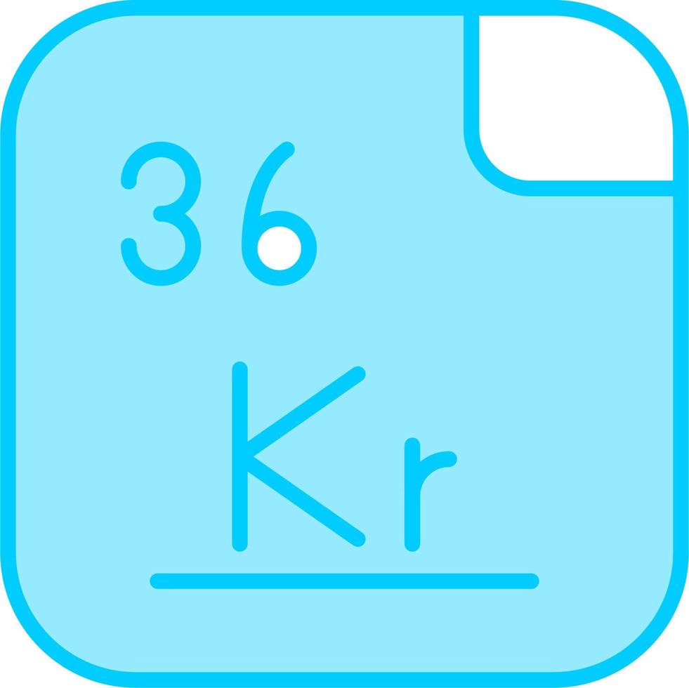 Krypton Vector Icon