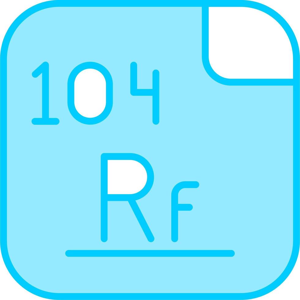 Rutherfordium Vector Icon